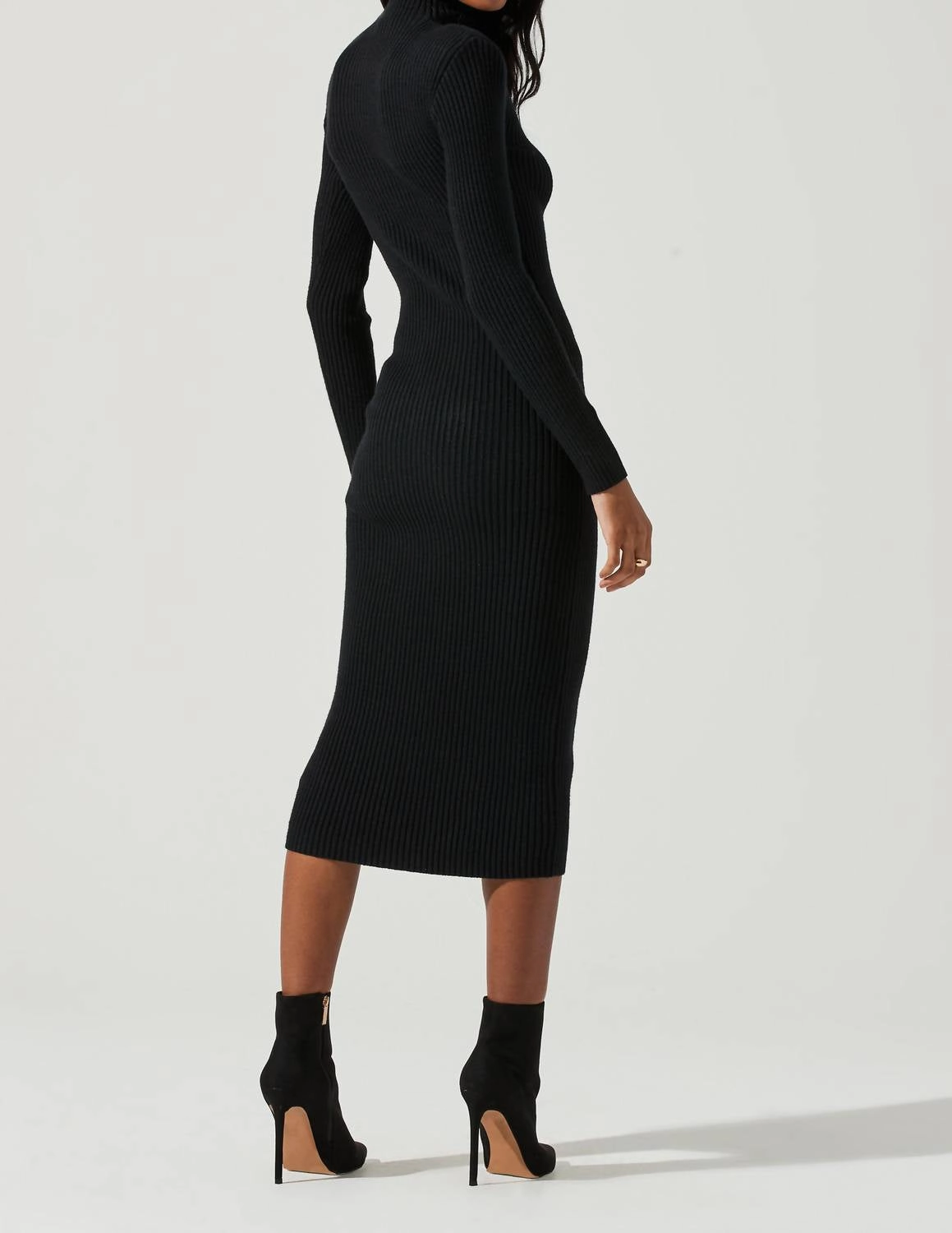 Sweater Dress In Black