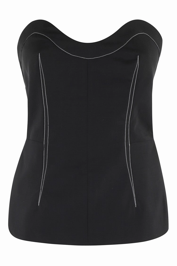 Sweetheart Neckline Top