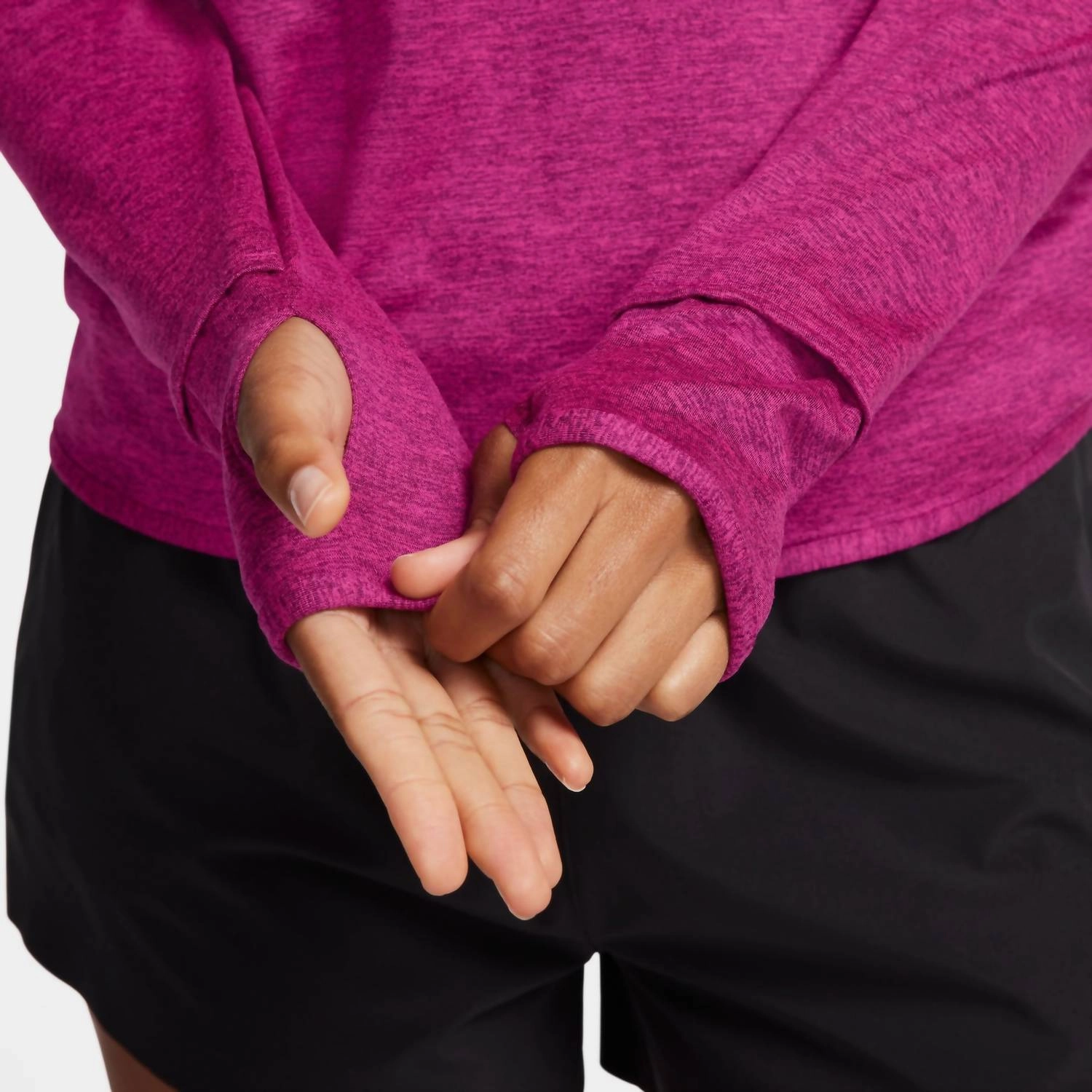 Swift Element Quarter Zip Top In Pink