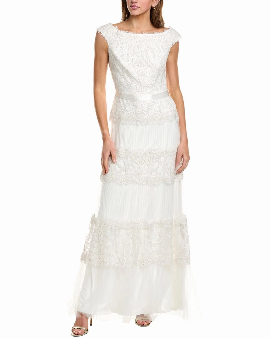 Tadashi Shoji Solid Gown