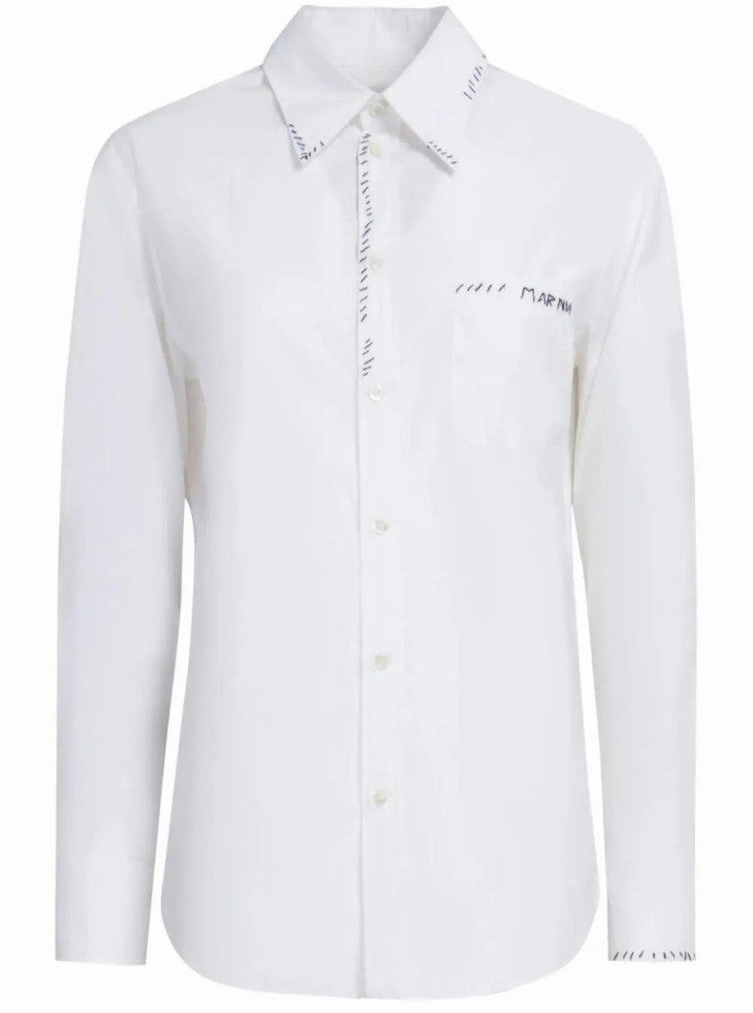 Tailored White Cotton Shirt