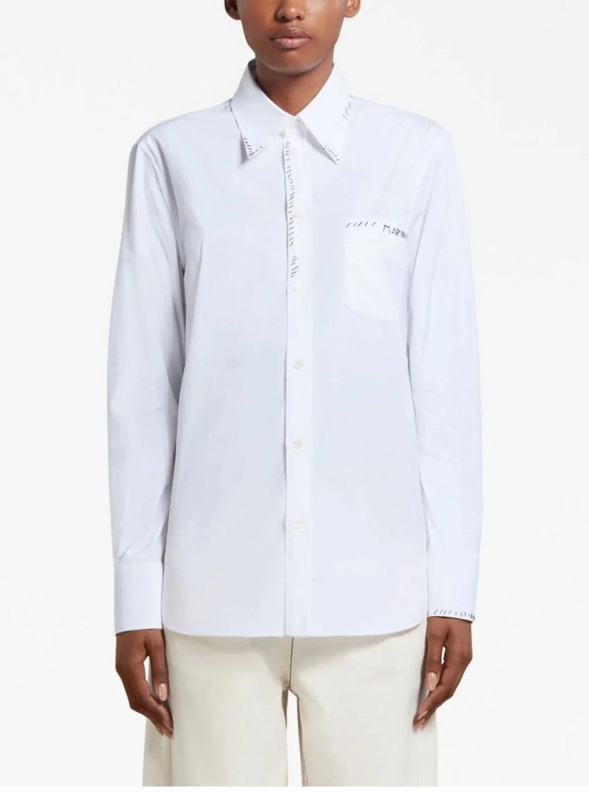 Tailored White Cotton Shirt