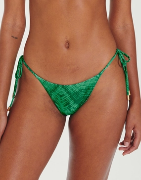 Tamale Jaque Tie Side Bikini Pant - Green ViX Paula Hermanny - ViX swimwear outlet