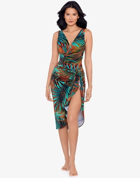 Tamara Tigre Sarong - Multi Miraclesuit - Miraclesuit swimwear clearance