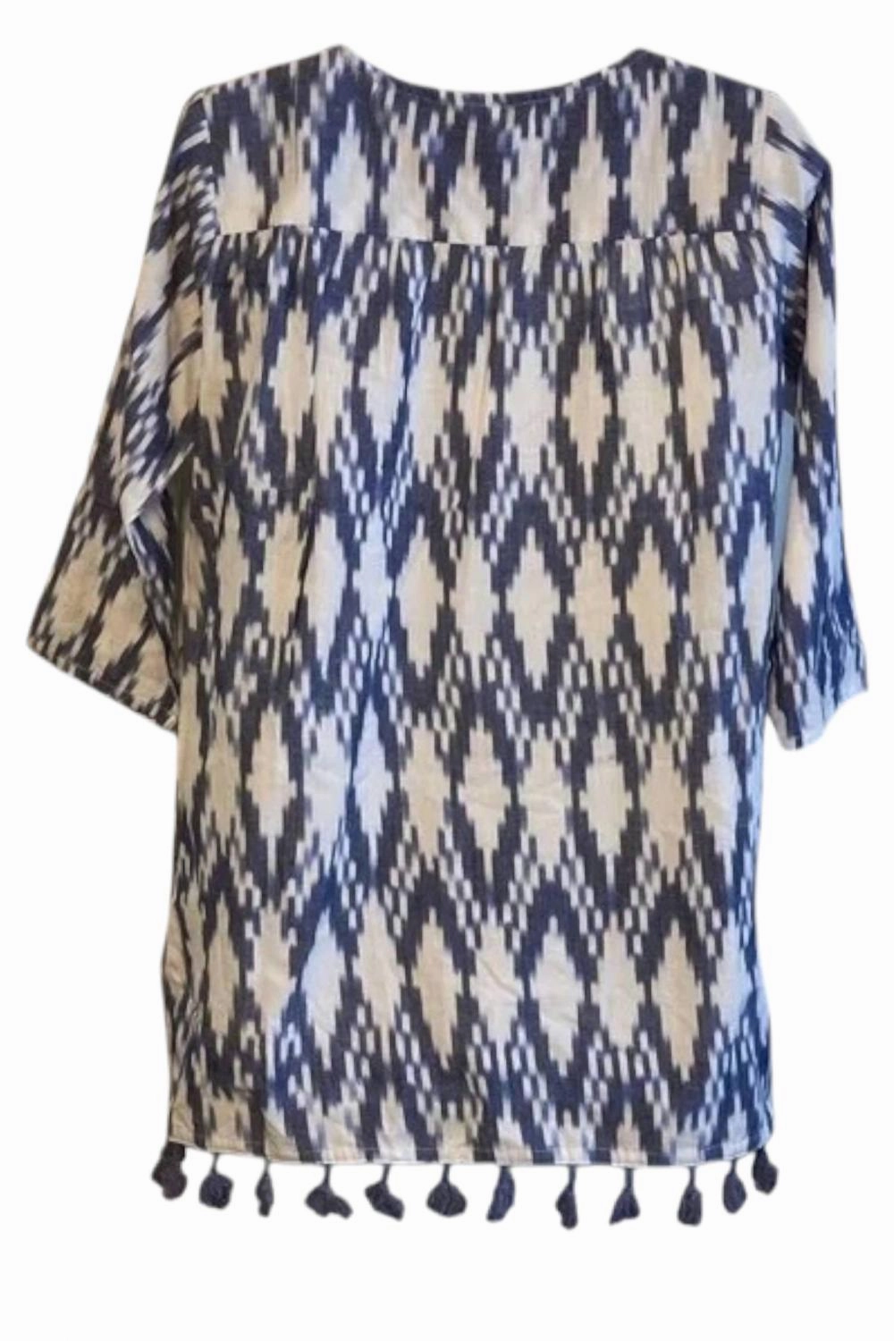 Tassel Cover Up In Ikat