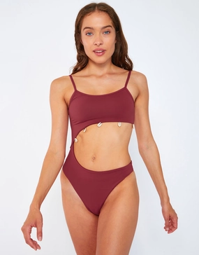 Terrasun Fentana Swimsuit - Dark Rose Banana Moon - Banana Moon swimwear discount