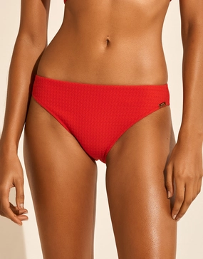 The Bloom Bikini Pant - Radiant Red Swim Womens - beachwear discount