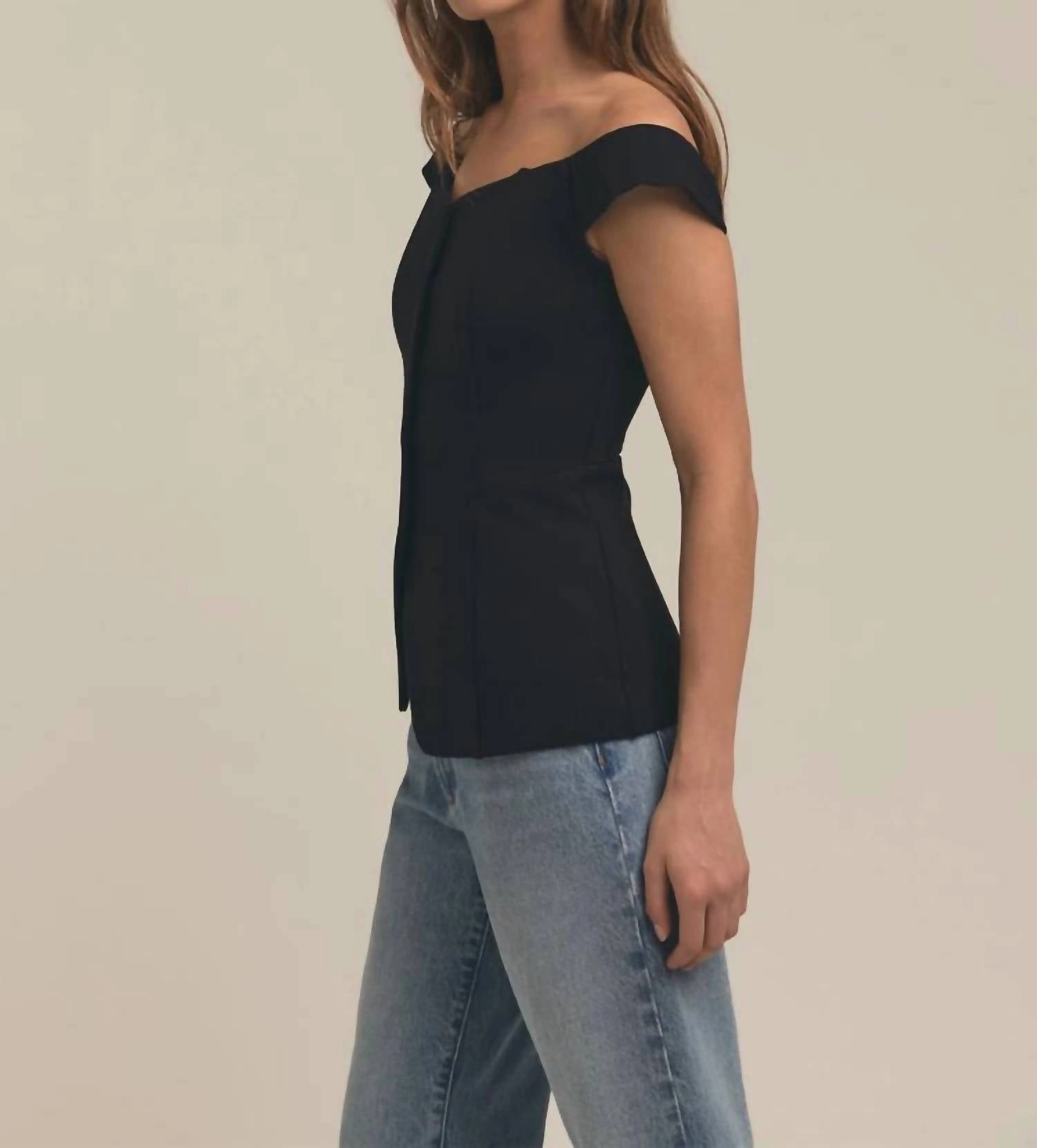 The One I Want Top In Black