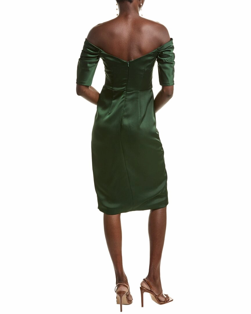 Theia Holland Satin Cocktail Dress