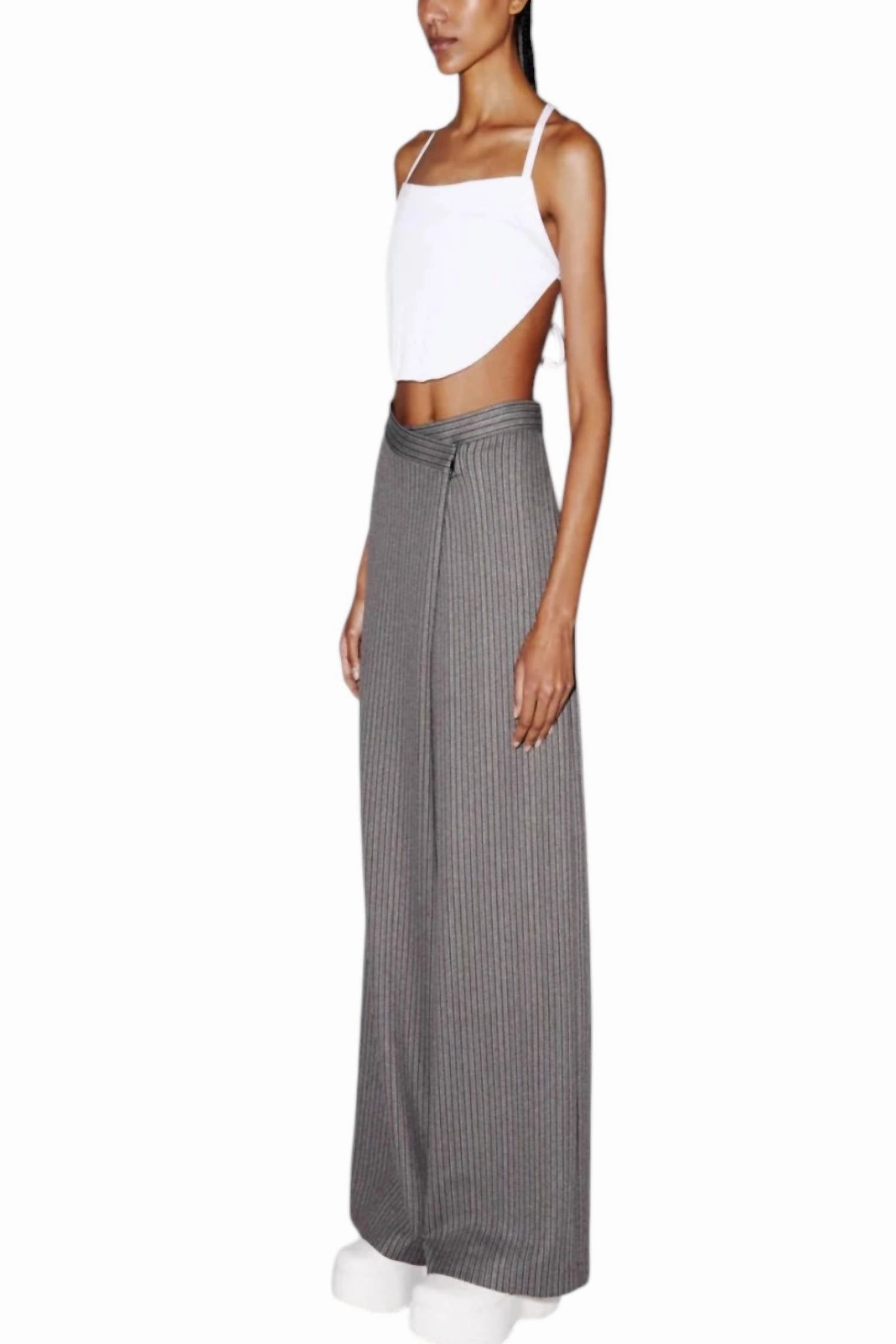 Tie Back Corset Top In Calvary