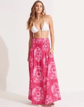 Tie Dye Skirt Dress - Rose Pink Seafolly - Seafolly bikinis sale