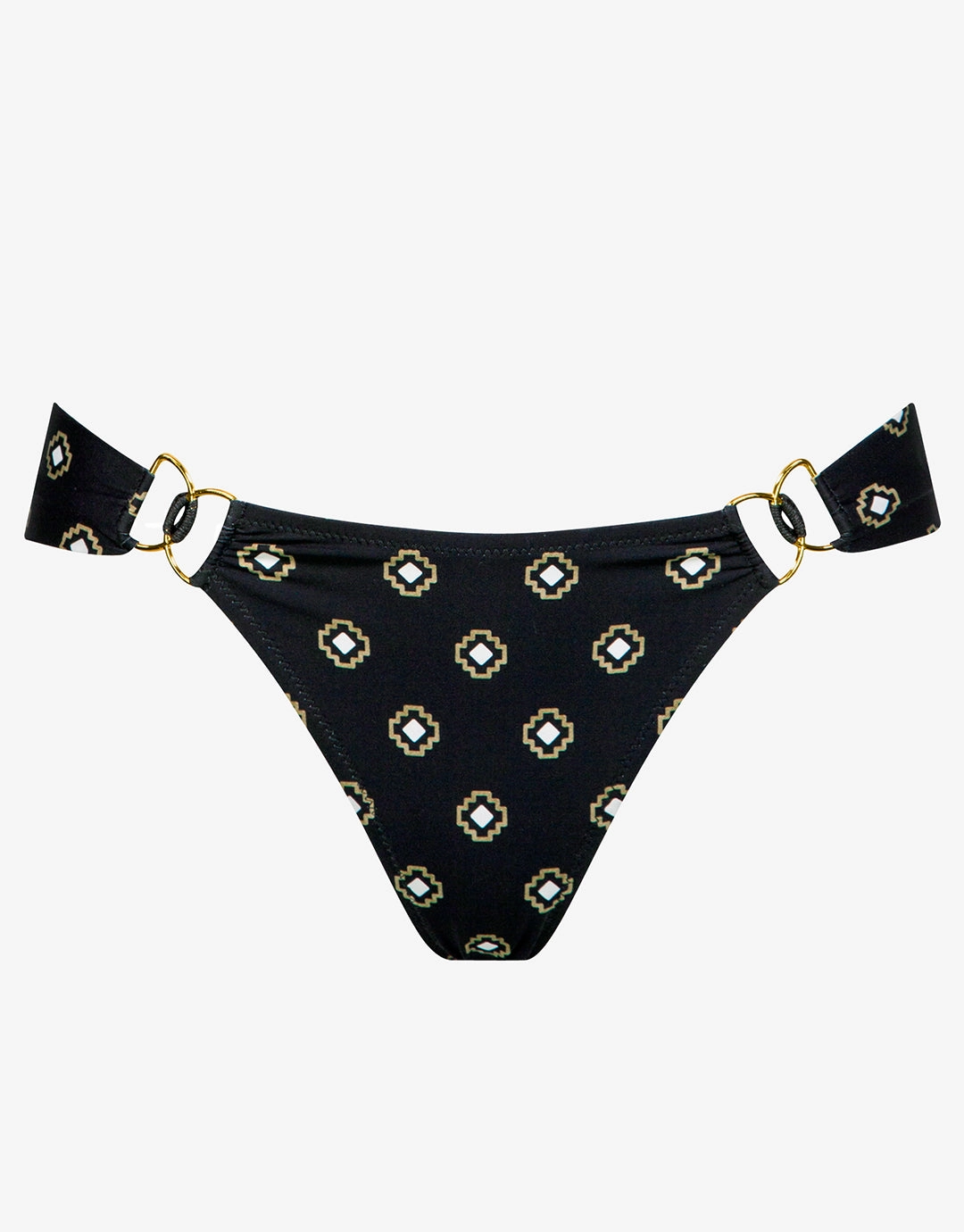 Tiles Craft Hipster Bikini Pant - Black Neutrals Watercult - Watercult swimsuits sale