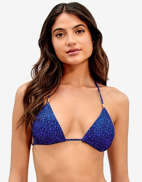 Tita Blue Shaye T-Back Bikini Top - Blue Swim Womens - one-pieces cheap