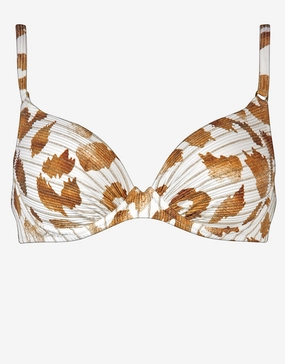 Traces Underwired Bikini Top - White Caramel Swim Womens - one-pieces cheap