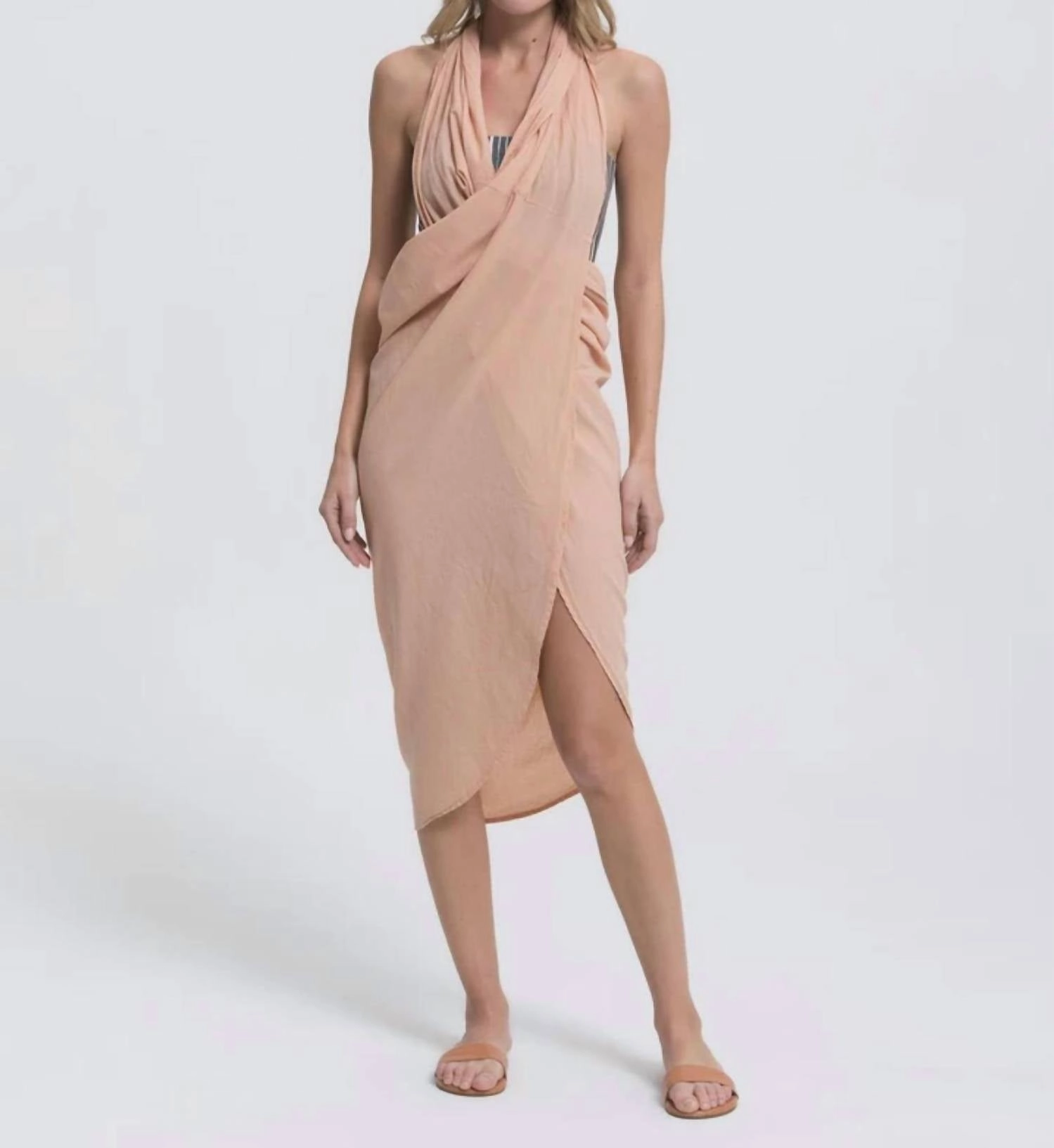 Trinity Wrap Skirt Safari