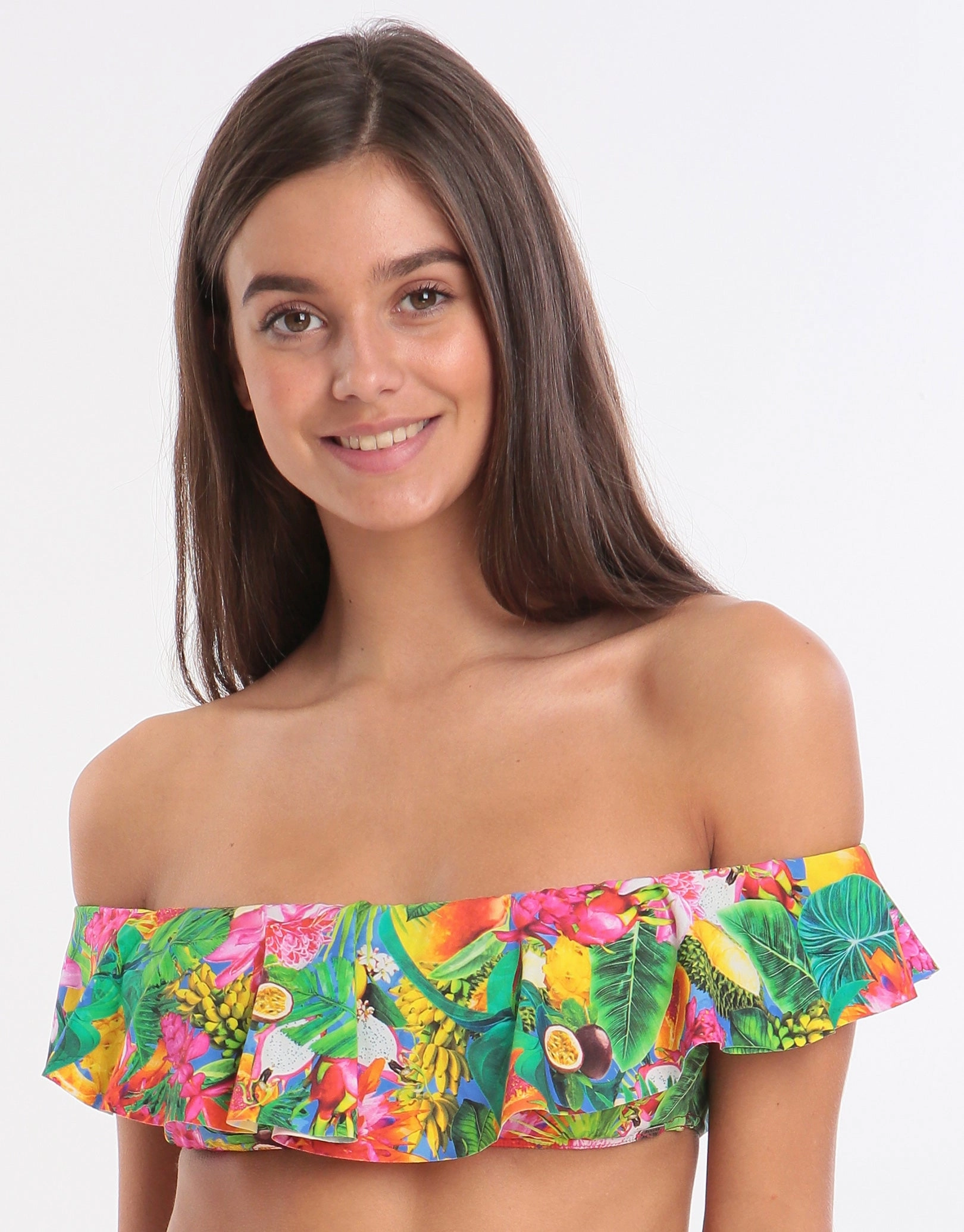 Tropicool Tolvo Off The Shoulder Bikini Top - Blue Banana Moon - Banana Moon swimwear discount