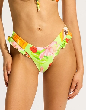 Tropique High Cut Rio Bikini Pant - Aloe Gel Swim Womens - beachwear discount