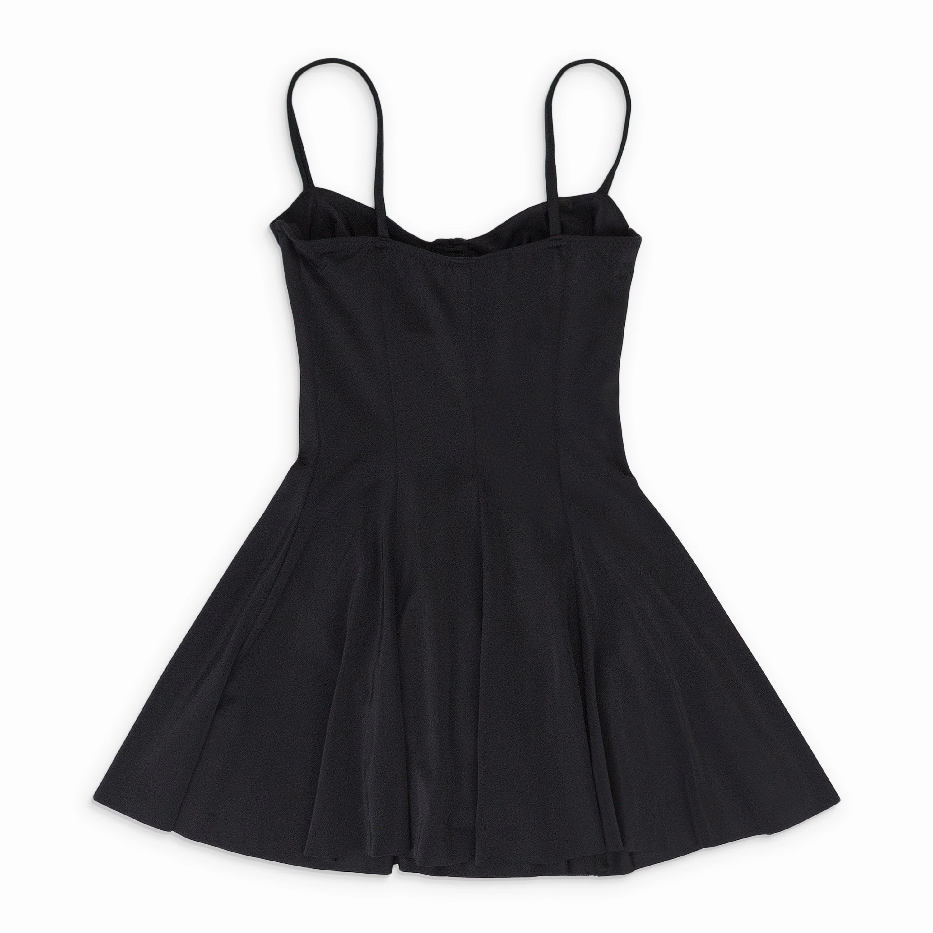 UNDERWIRE SWIM DRESS BLACK ONE-PIECE SWIMSUITS