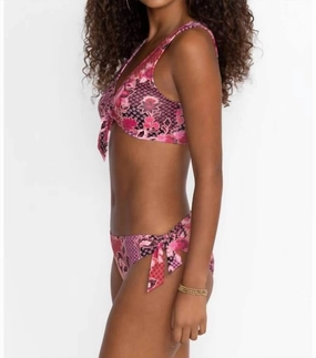 Valennis Side Tie Hipster Bottom Swim Womens - ruffle swimwear best price
