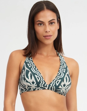 Valeria Plunge Bikini Top Swim Womens - beachwear discount