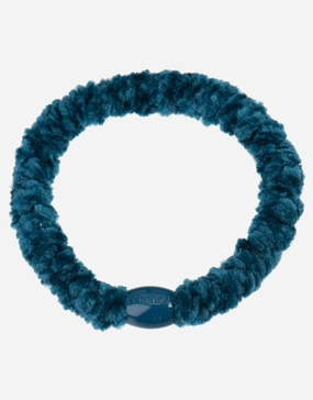 Velvet Hair Tie - Petrol Blue Kknekki - Kknekki fashion outlet