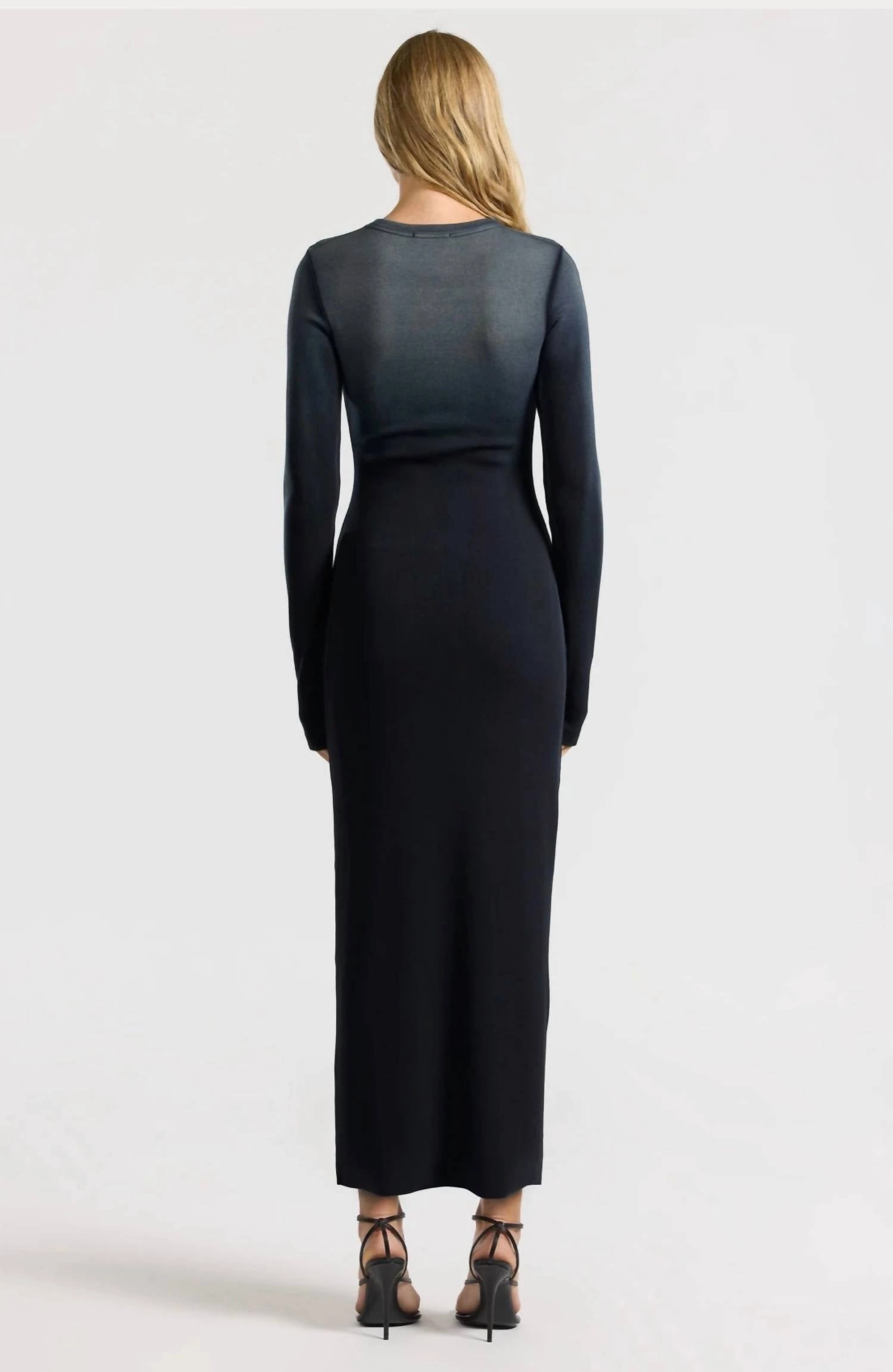 Verona Maxi Dress In Black Cast