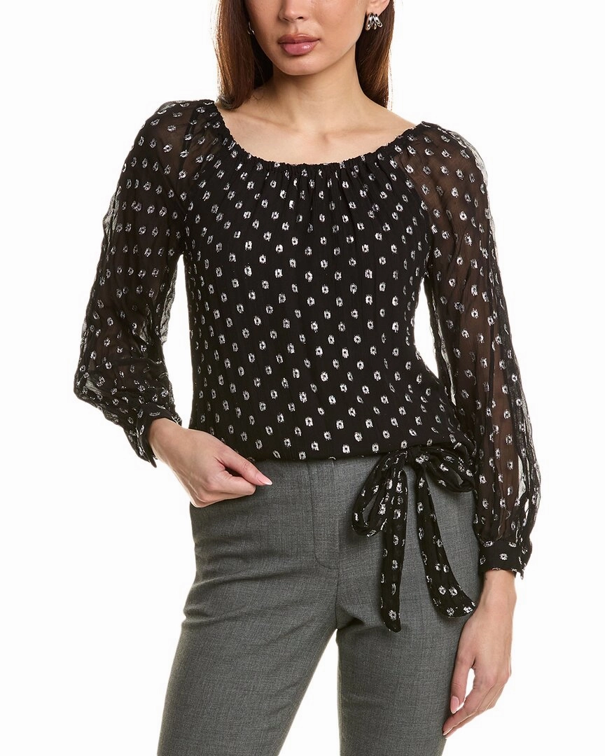Vince Camuto Off-The-Shoulder Fil Coupe Top