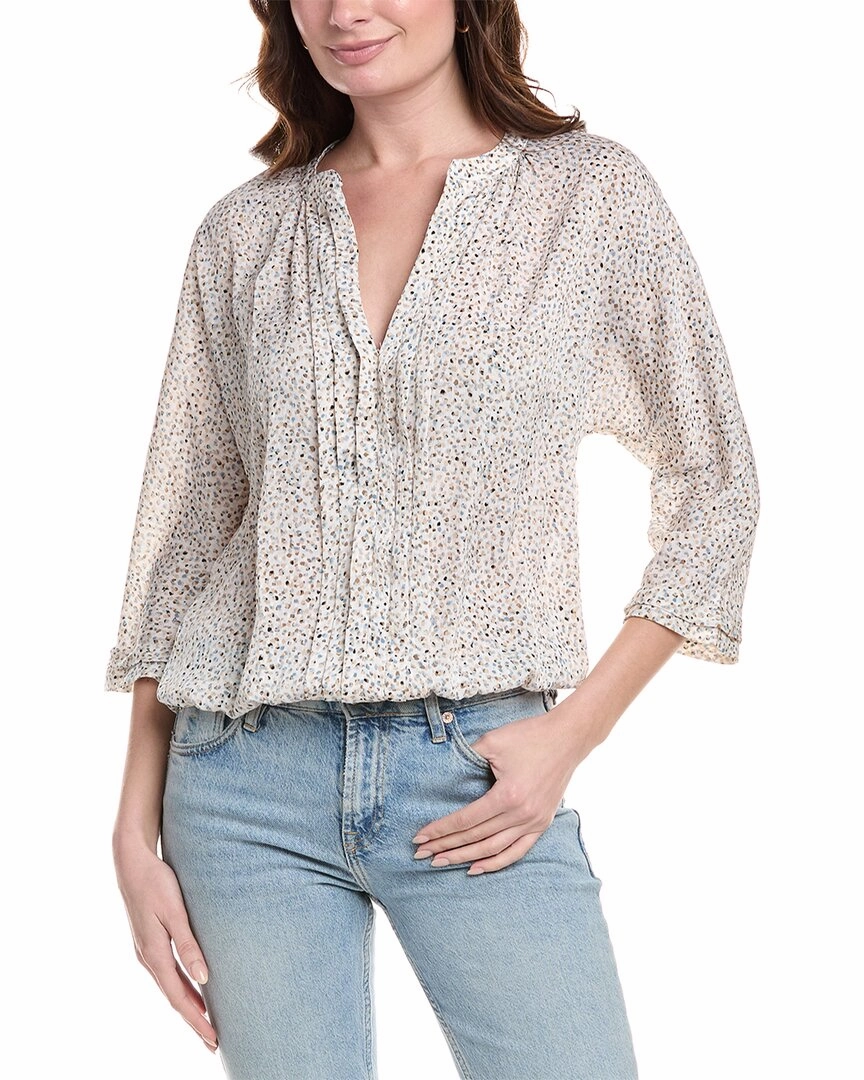 Vince Camuto Pleated Front Blouse