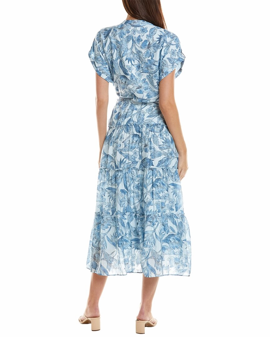 Vince Camuto Short Sleeve Tiered Shirt Dress