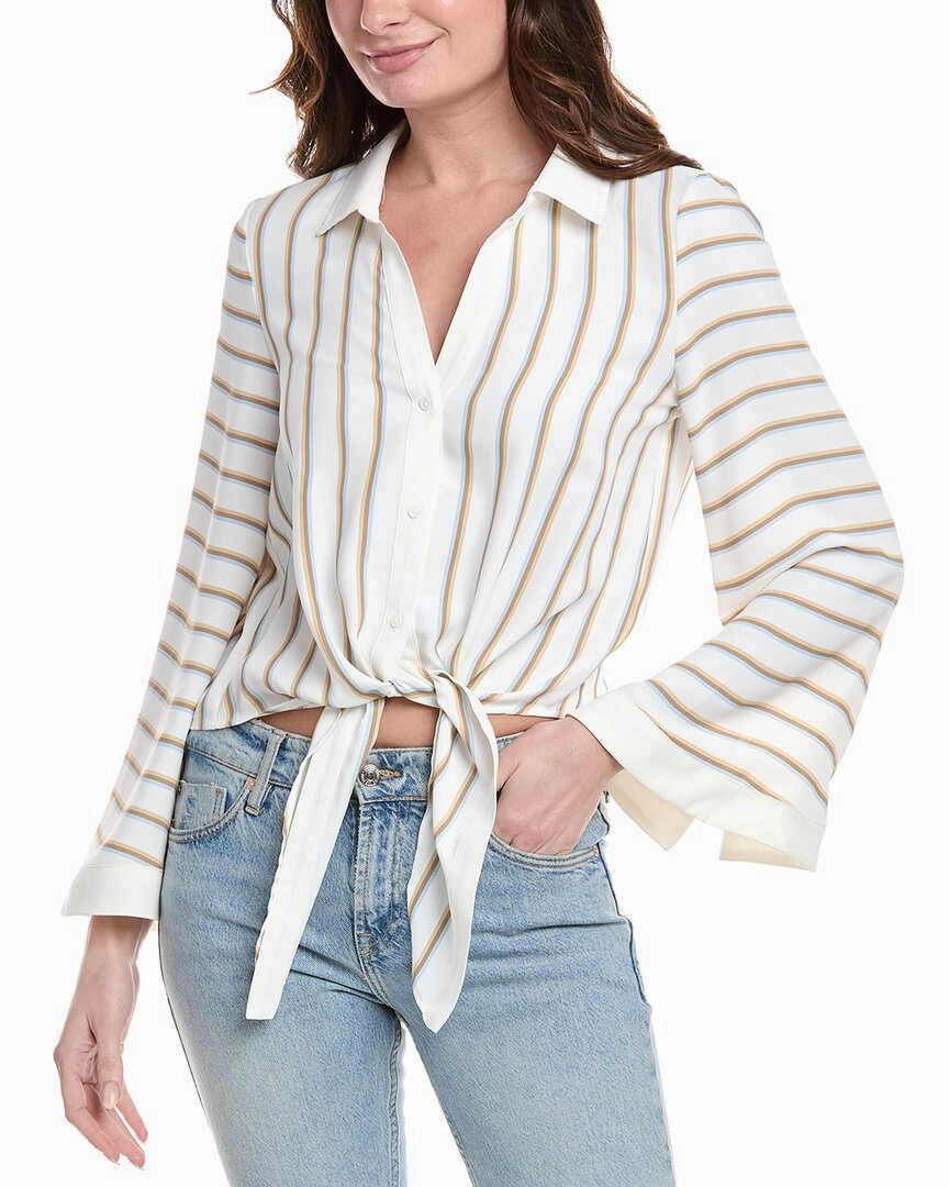 Vince Camuto Tie Front Blouse