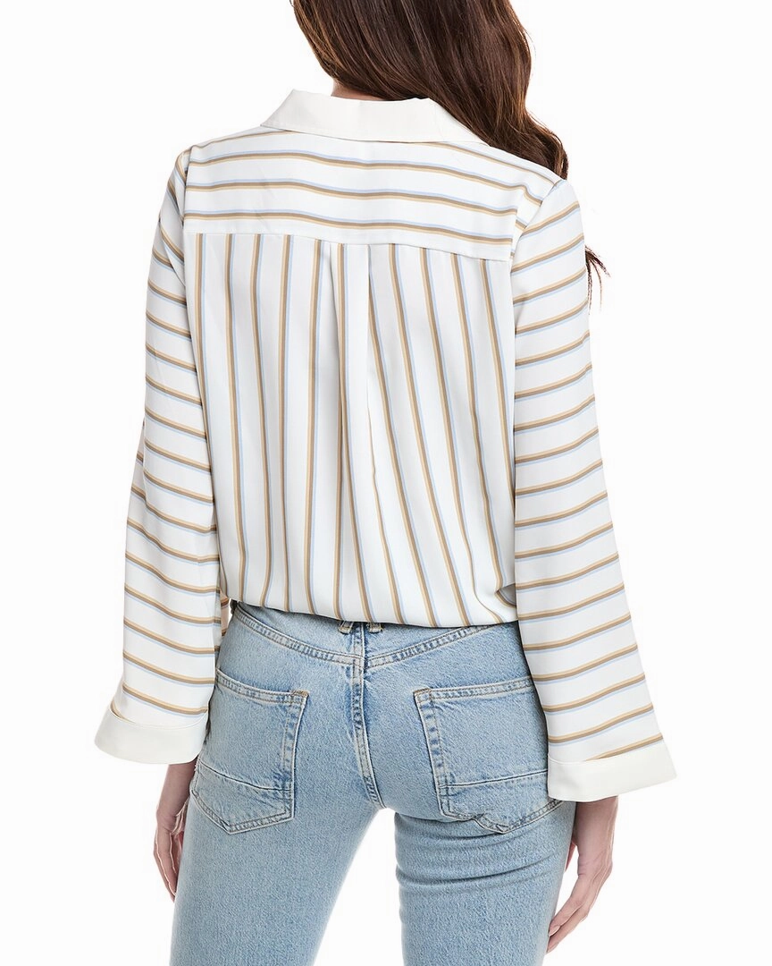 Vince Camuto Tie Front Blouse