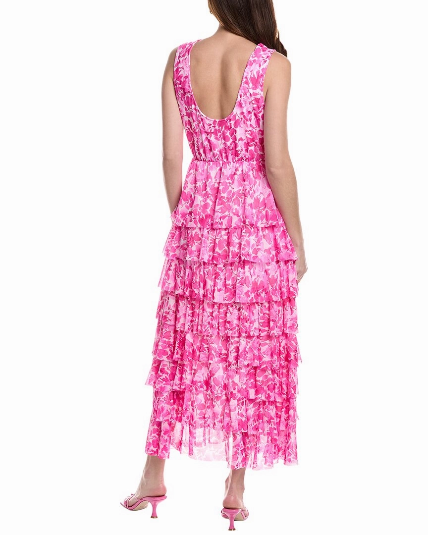 Vince Camuto Tiered Mesh Maxi Dress
