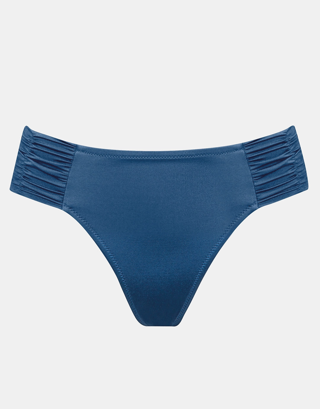 Viva Energy Ruched Side Bikini Pant - Denim Dose Watercult - Watercult swimsuits sale