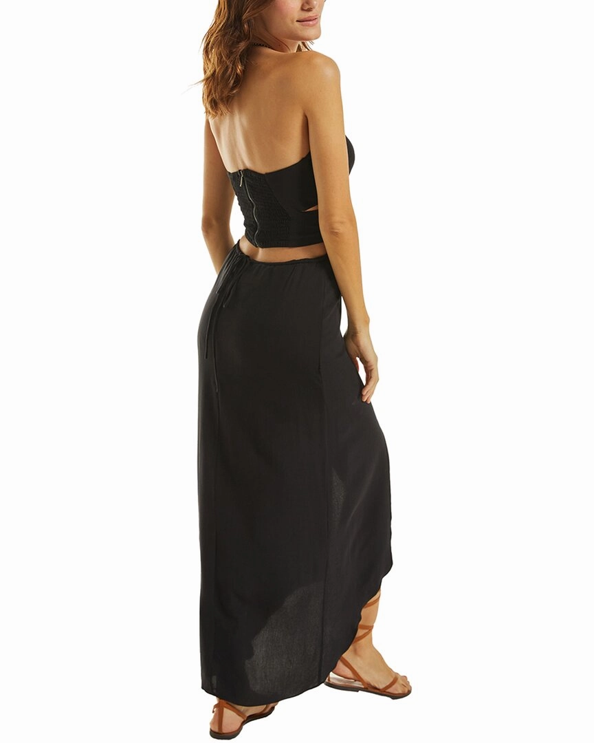 ViX Solid Luana Detail Long Dress