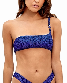 ViX Tita Blue Ana Shaye Bandeau Top Swim Womens - sustainable swimwear