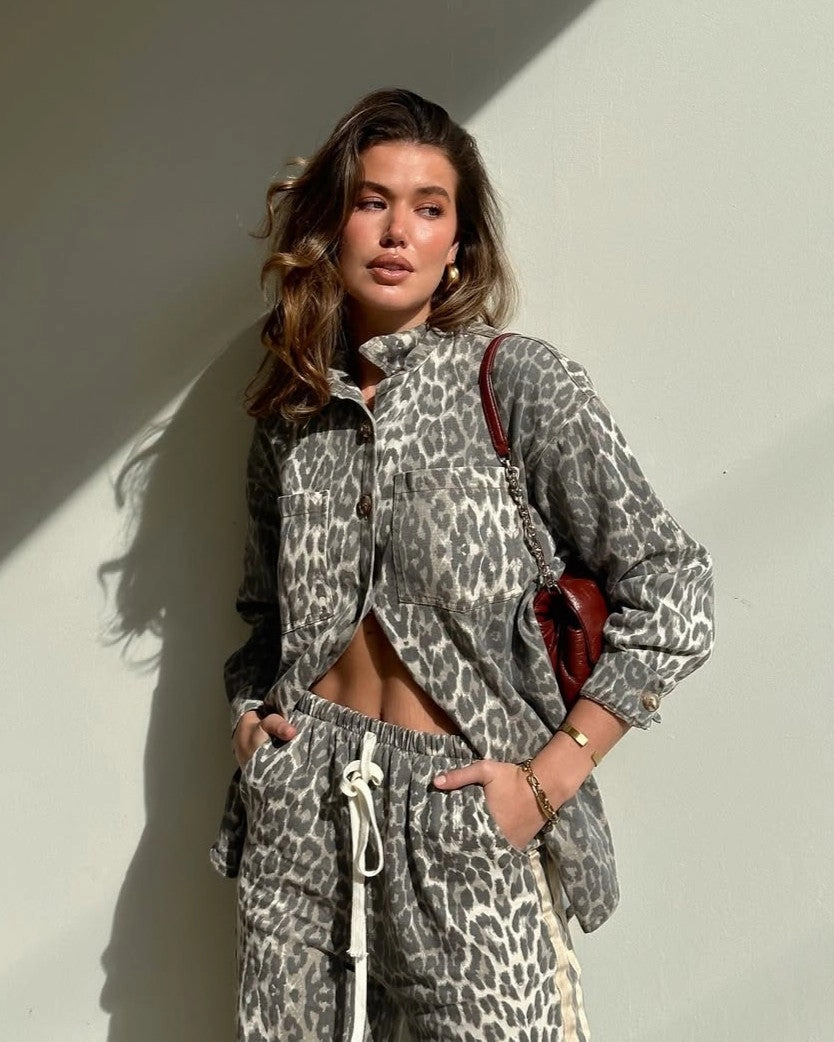 Vox Jacket - Leopard Print