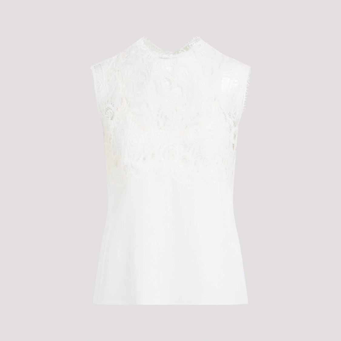 White Silk Top