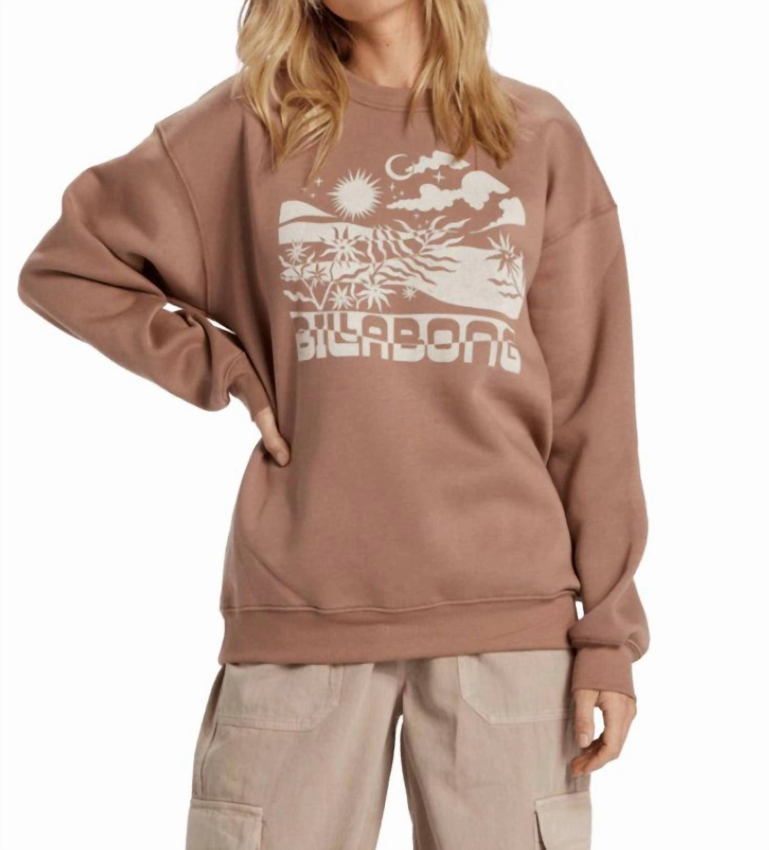 White Space Sweatshirt In Sweet Earth