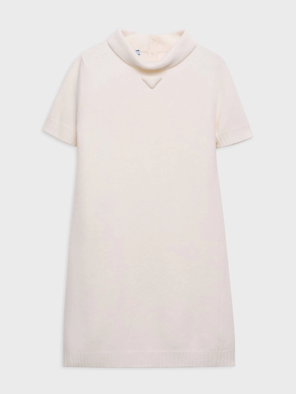 White Wool Mini Dress
