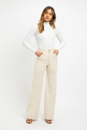 Wide Leg Cord Pant womens leggings best offer