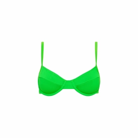 Women's Ditzy Underwire Bikini Top In Peppermint Swim Womens - sling swimsuits