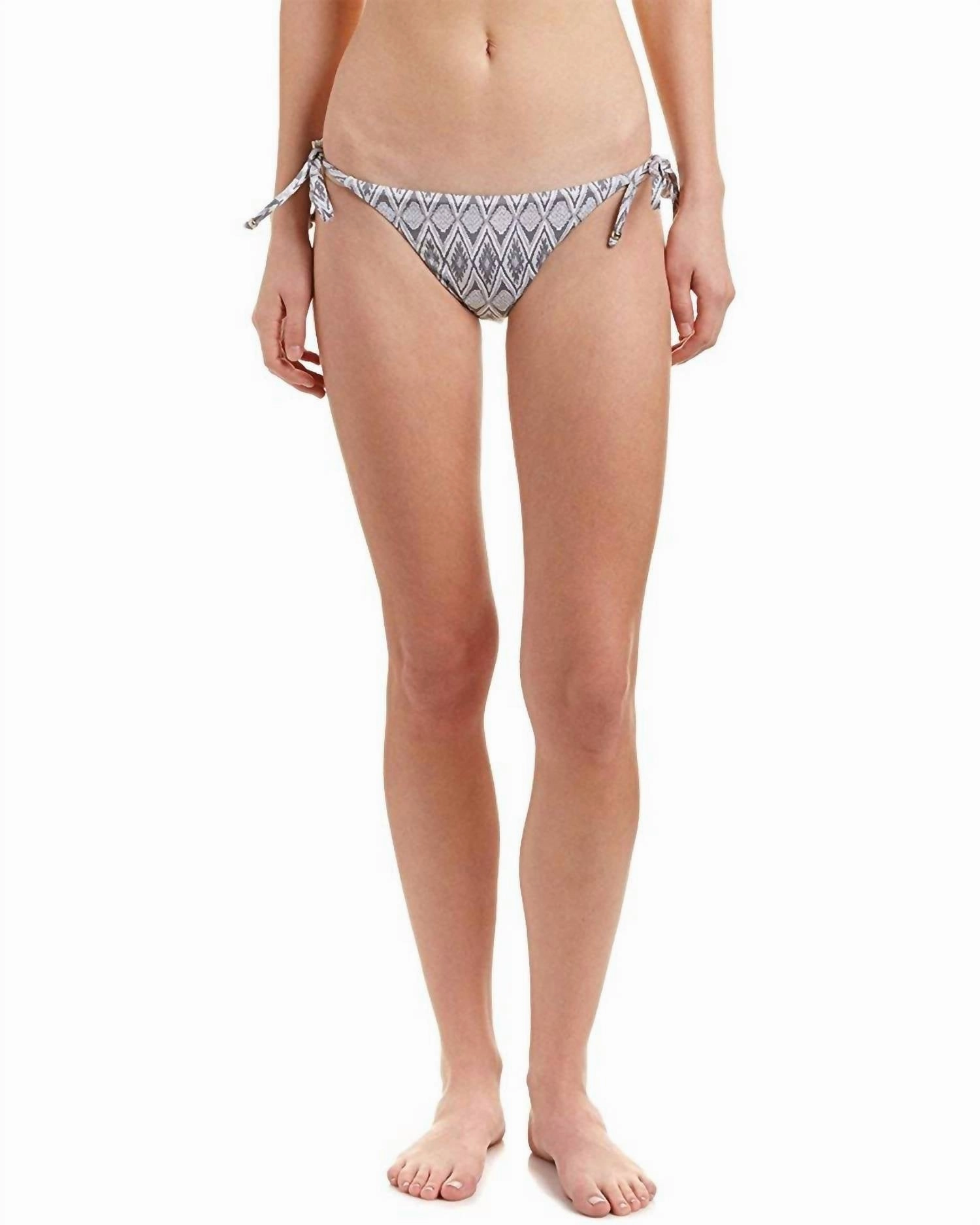 Women's Full Bikini Bottom In Grey Swim Womens - sustainable swimwear
