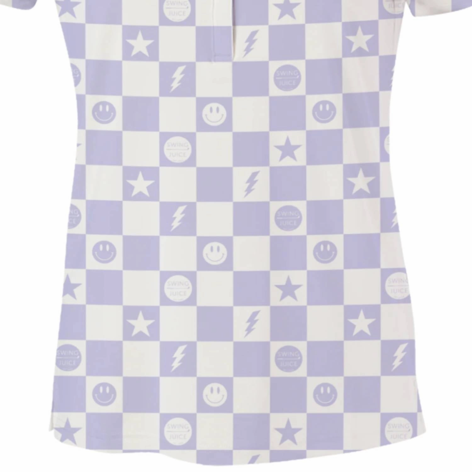 Women's Golf Smile Face Polo Shirt In Ivory