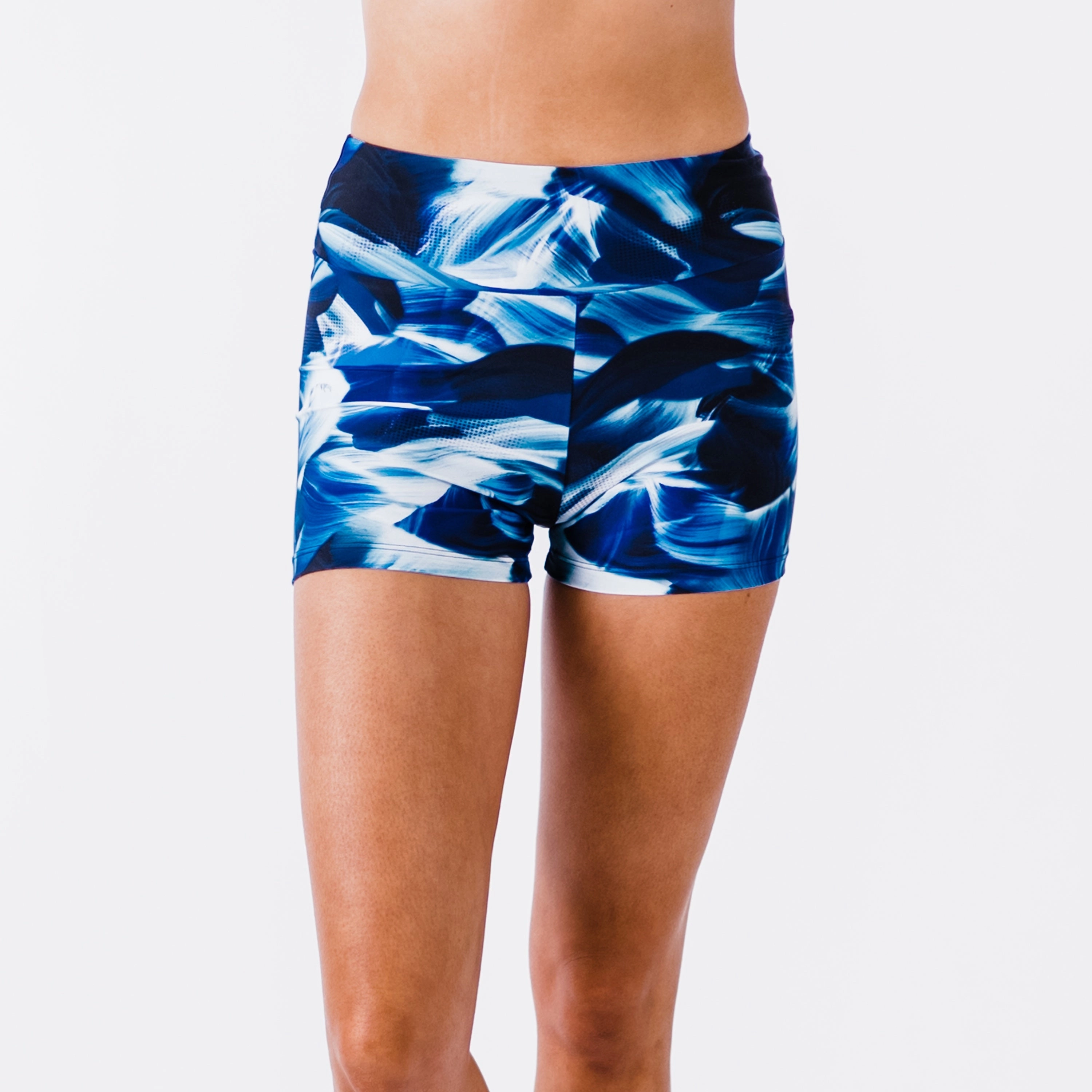 Women's High Waisted Swim Shorts