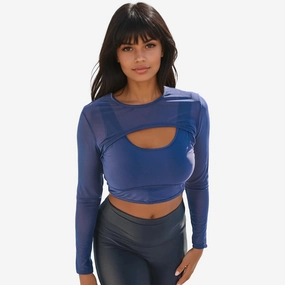 Women's Mesh Sleeve Swim Cover Up Swim Womens - halter swimsuits