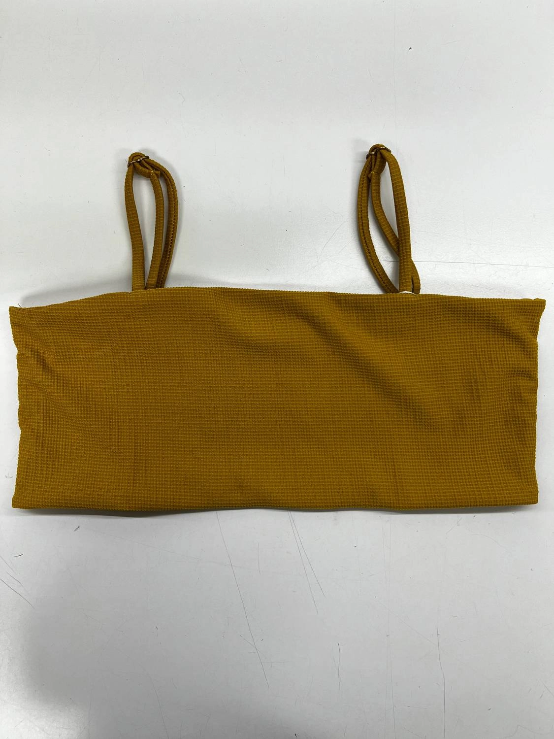 Women's Natura Loretta Bikini Top In Mustard Swim Womens - sling swimsuits