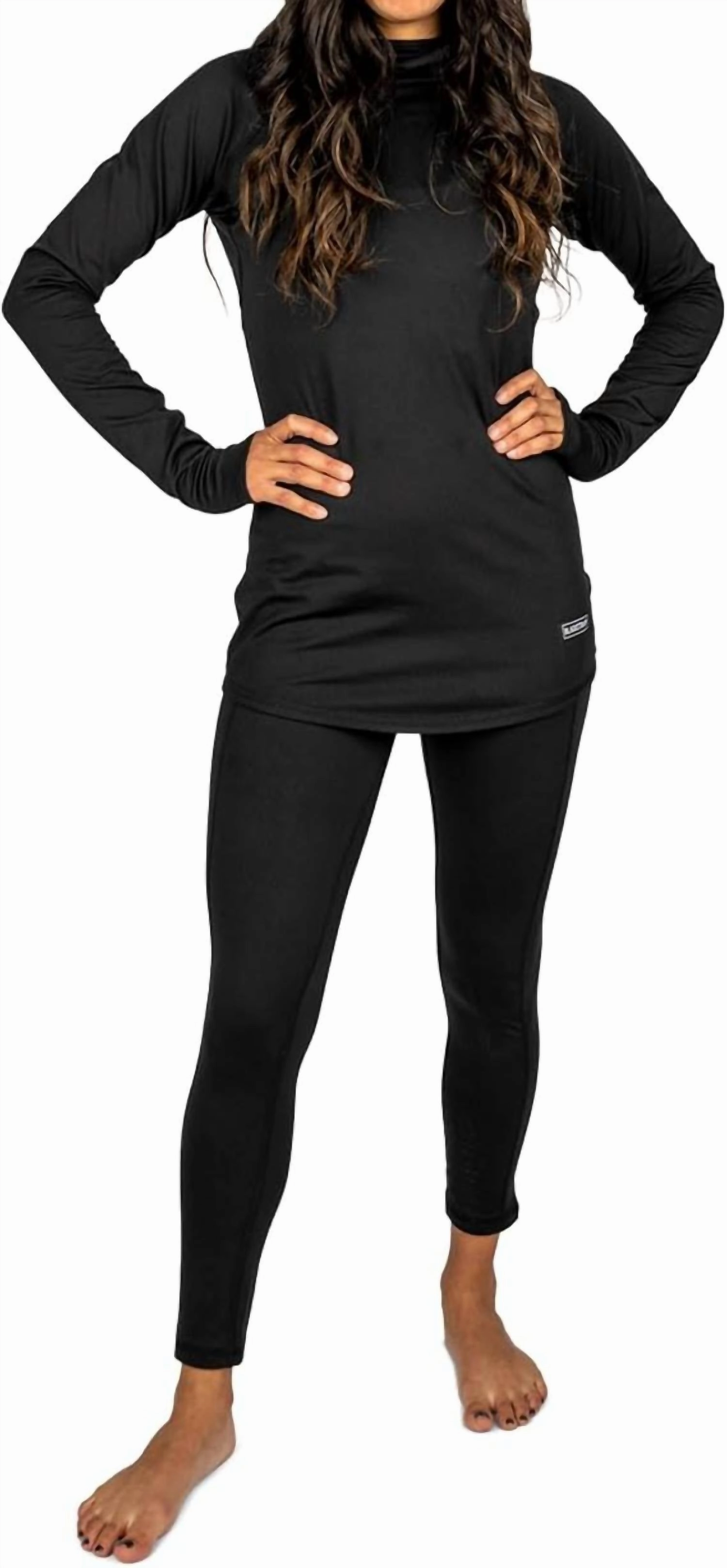 Women's Therma Hooded Top In Black