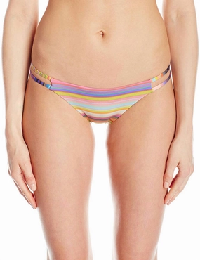 Women Sunset Reversible Gemini Full Bikini Bottom Swimsuit In Pink/multi Swim Womens - sustainable swimwear