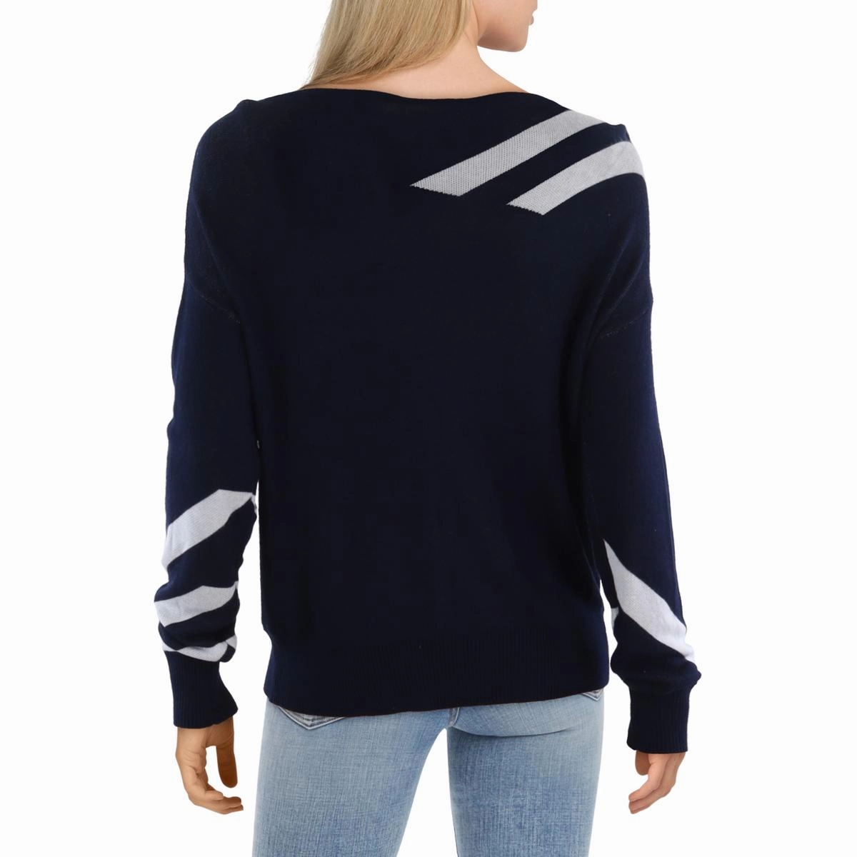Womens Boat Neck Print Blouse