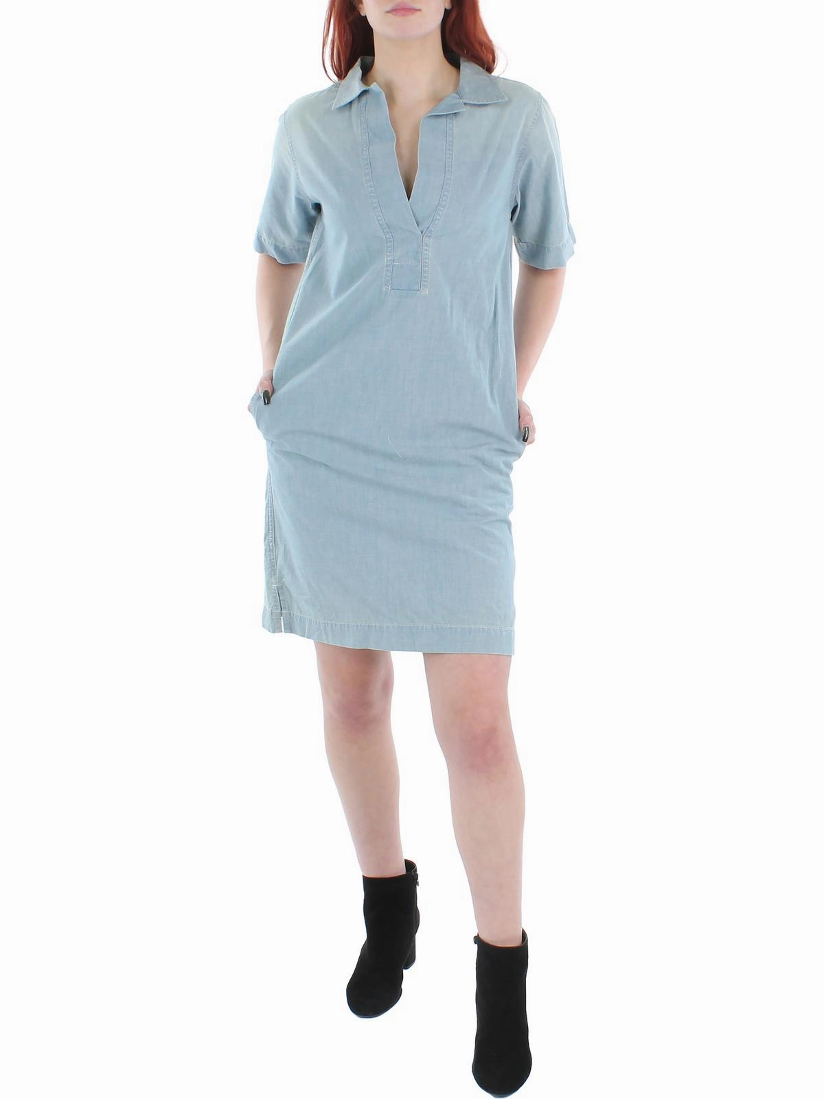 Womens Casual Knee Shift Dress